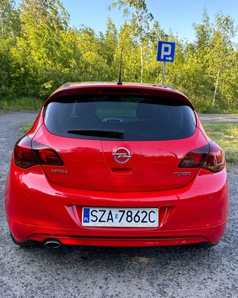 Opel Astra cena 33500 przebieg: 173000, rok produkcji 2011 z Zawiercie małe 352